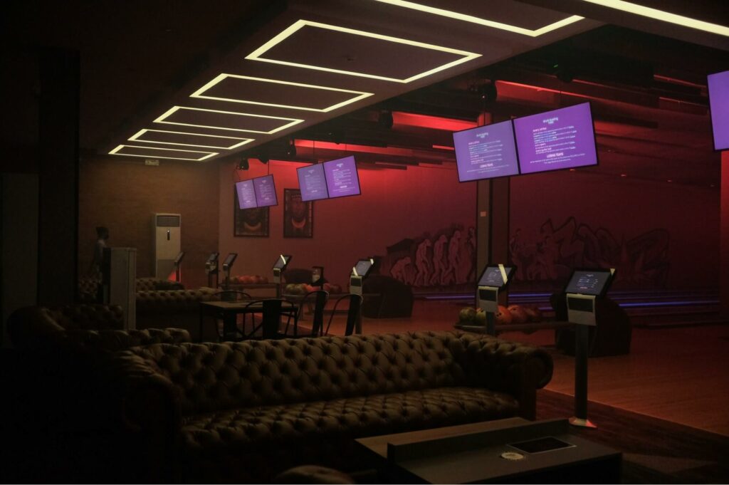 Go bowling at Studio 300