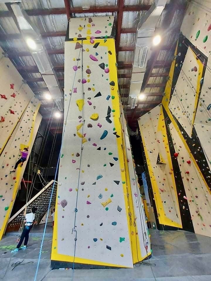 Go rock climbing at Power Up Climbing