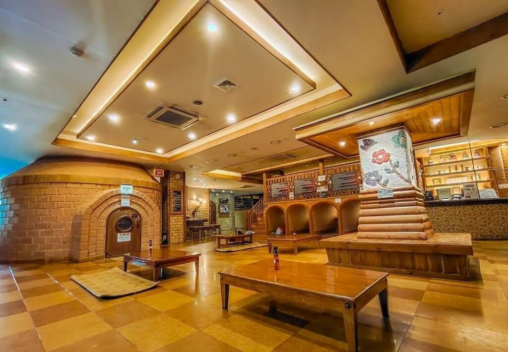Indulge in the sauna at the New Lasema Spa Jjimjilbang
