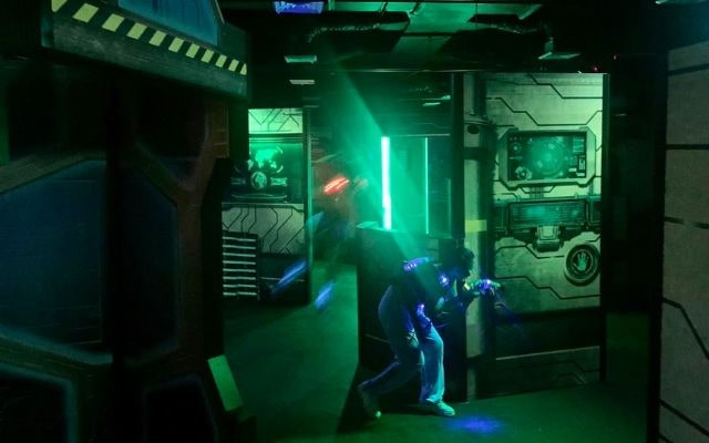 Play laser tag at Laser Madness