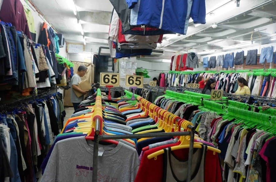 Shop at thrift stores (Ukay) at Makati Cinema Square