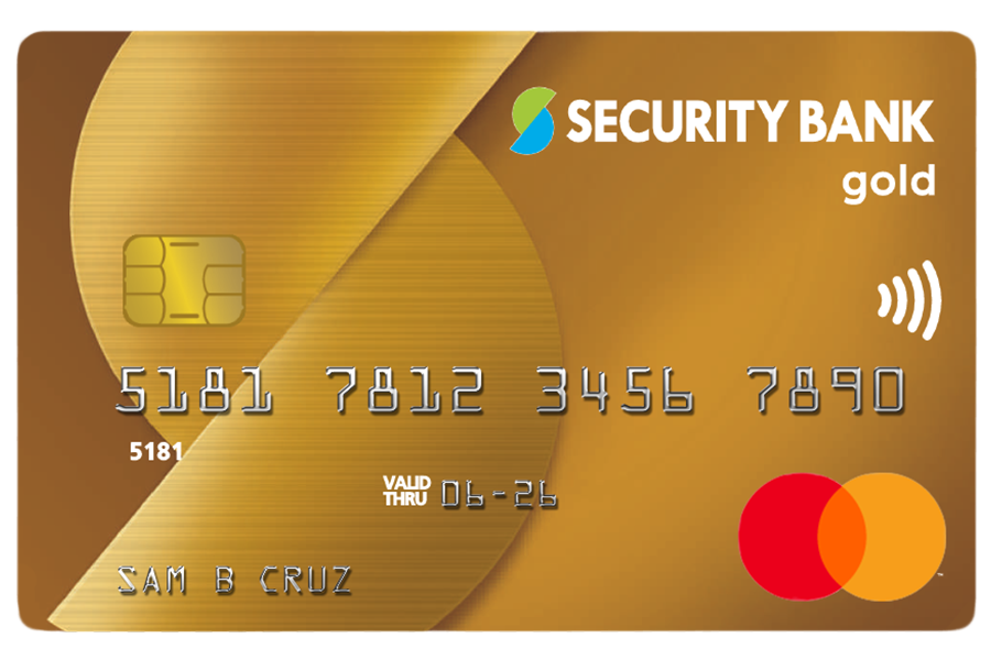 Security Bank Gold Mastercard