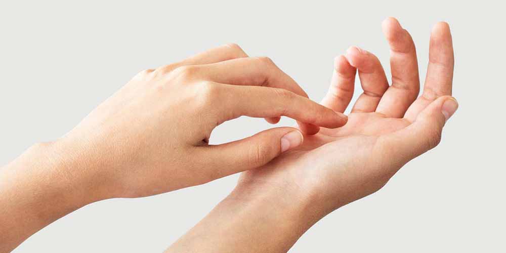 An itchy palm signals incoming wealth