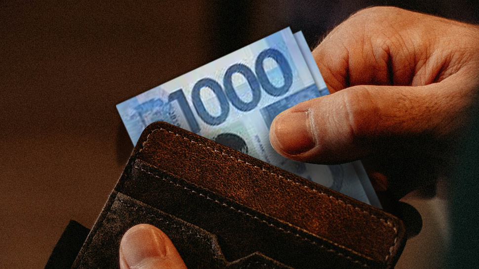 Include some money when gifting someone with a wallet or bag